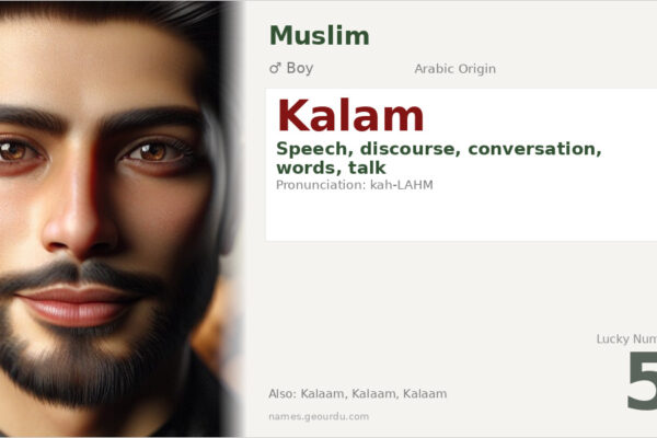 Kalam Name Meaning — Arabic Origin, Boy Name & Islamic Significance (2025)