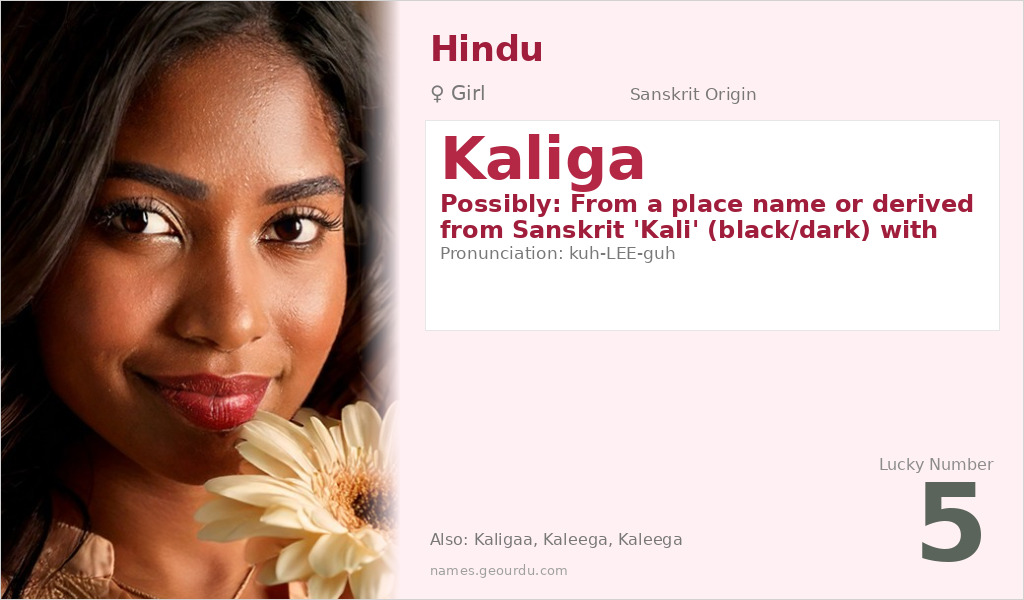 Kaliga Name Meaning and Details