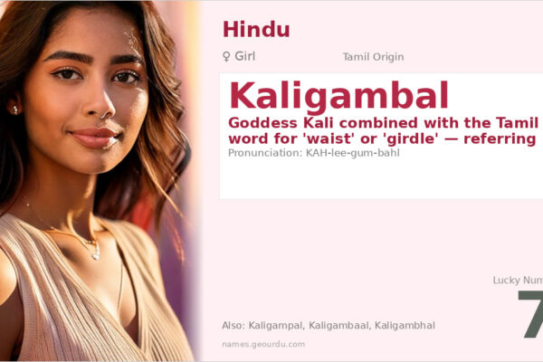 Kaligambal Name Meaning — Tamil Origin, Goddess Kali & Details (2025)