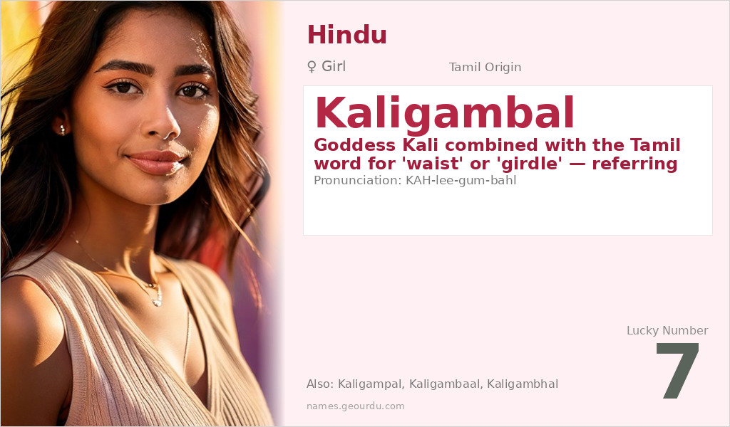 Kaligambal Name Meaning and Details