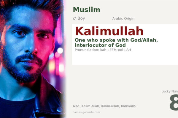 Kalimullah Name Meaning — Arabic Origin, Boy’s Name & Islamic Significance (2025)