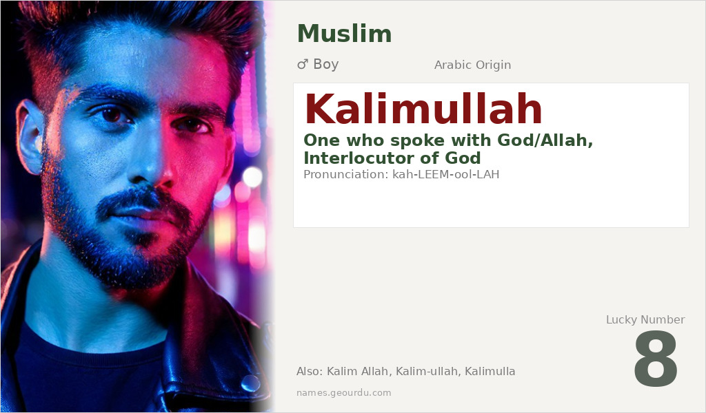 Kalimullah Name Meaning and Details