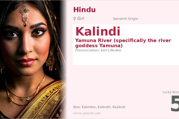Kalindi Name Meaning — Sanskrit Origin, Hindu Goddess & Details (2025)