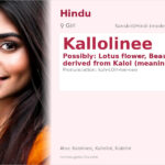 Kallolinee Name Meaning and Details