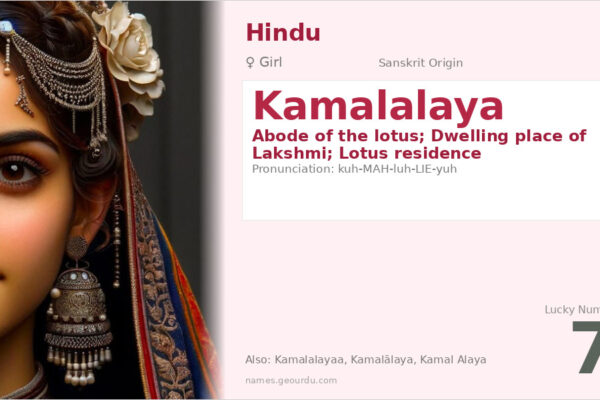 Kamalalaya Meaning — Sanskrit Origin, Girl Name & Hindu Details (2025)