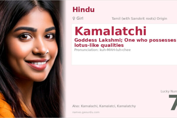 Kamalatchi Meaning — Tamil Goddess Name, Origin & Details (2025)