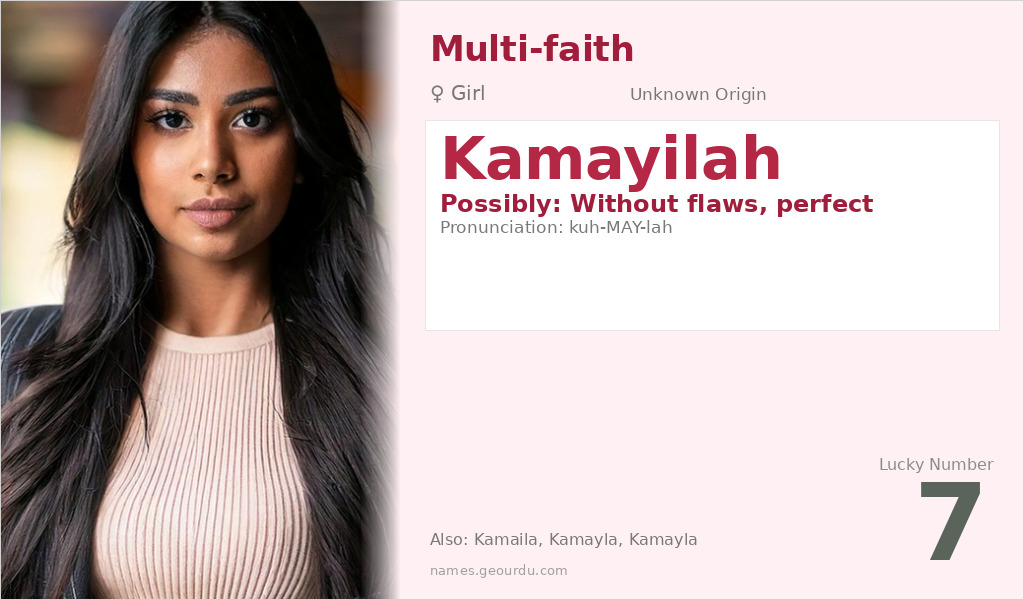 Kamayilah Name Meaning and Details