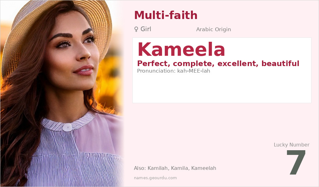 Kameela Name Meaning and Details