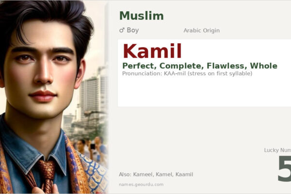 Kamil Name Meaning — Arabic Origin, Boy Name & Details (2025)