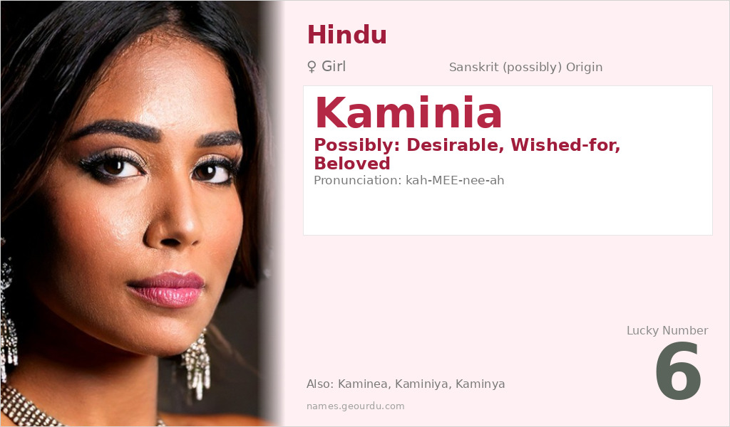 Kaminia Name Meaning and Details