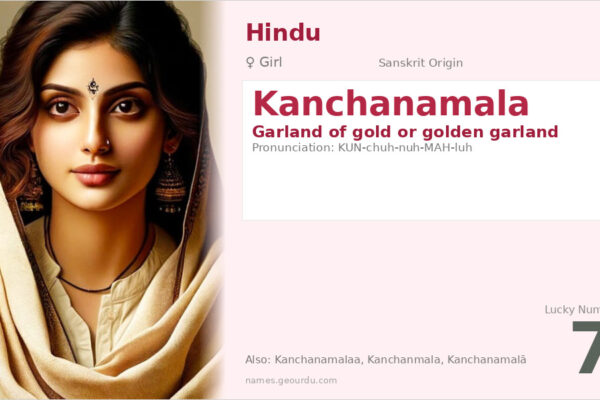 Kanchanamala Meaning — Sanskrit Origin, Girl Name & Details (2025)
