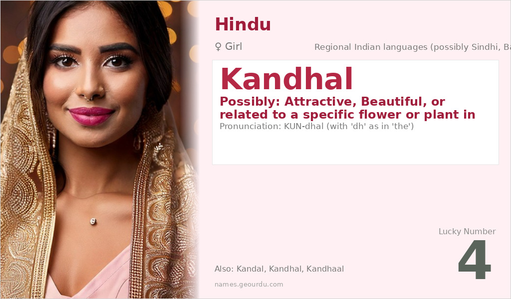 Kandhal Name Meaning and Details