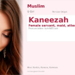 Kaneezah Name Meaning and Details
