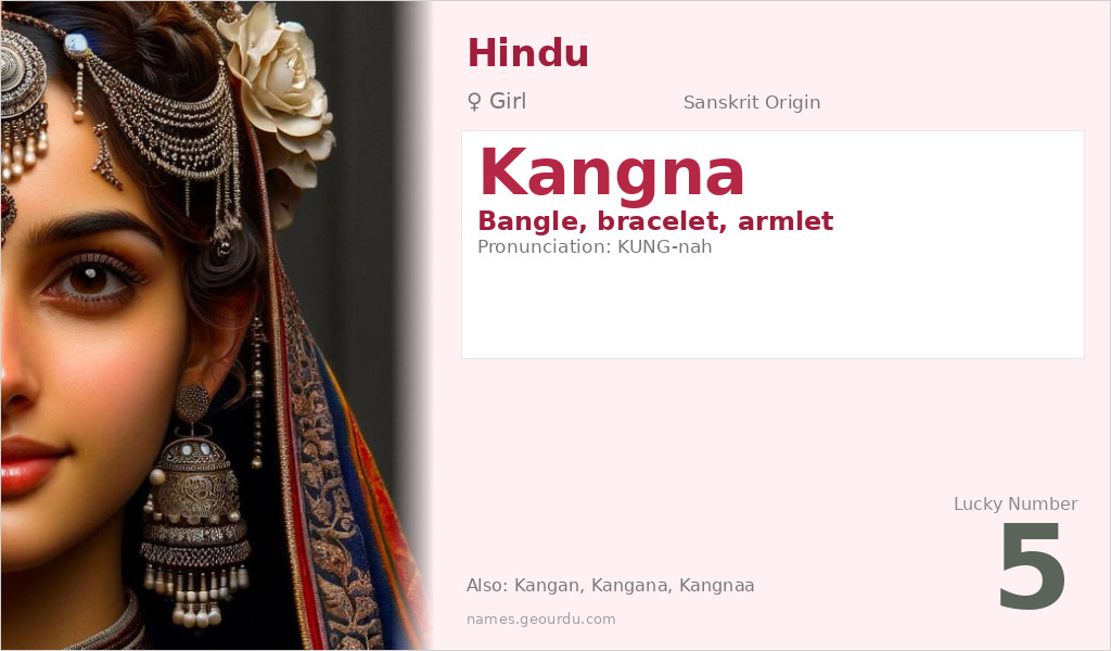 Kangna Name Meaning and Details