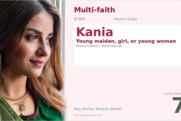 Kania Name Meaning — Pashto Origin, Girl Name & Cultural Details (2025)
