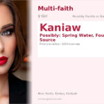 Kaniaw Name Meaning and Details