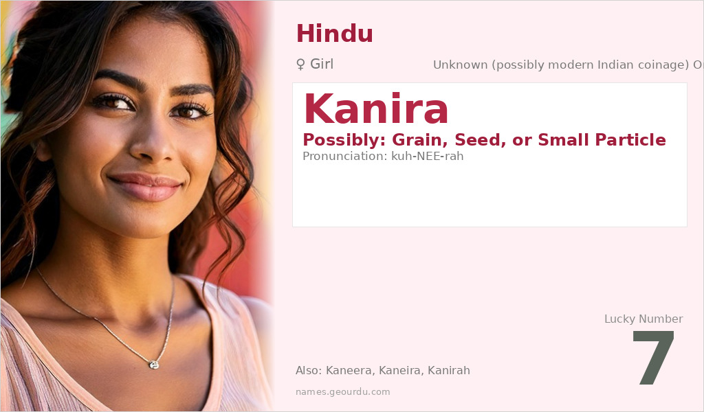 Kanira Name Meaning and Details