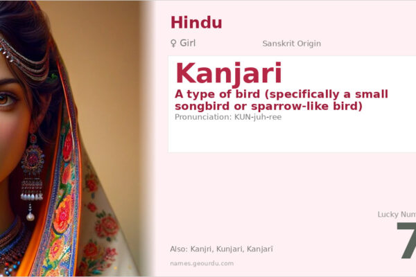 Kanjari Name Meaning — Sanskrit Origin, Girl Name & Cultural Significance (2025)