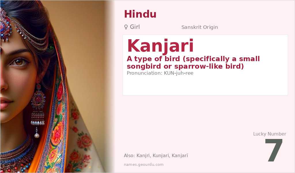 Kanjari Name Meaning and Details