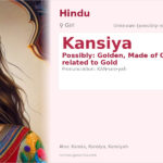 Kansiya Name Meaning and Details