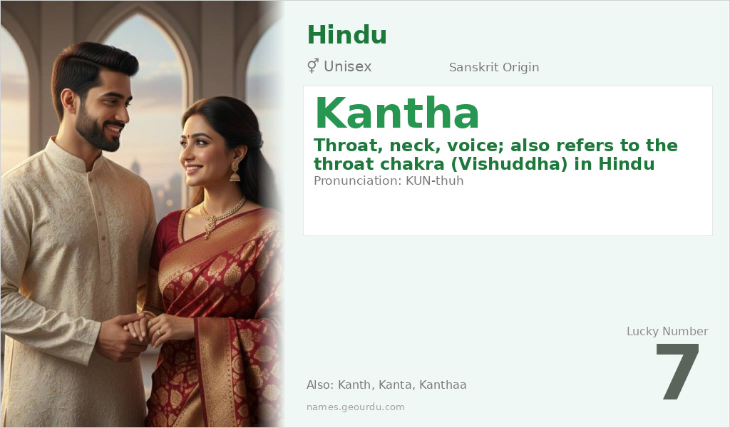 Kantha Name Meaning and Details