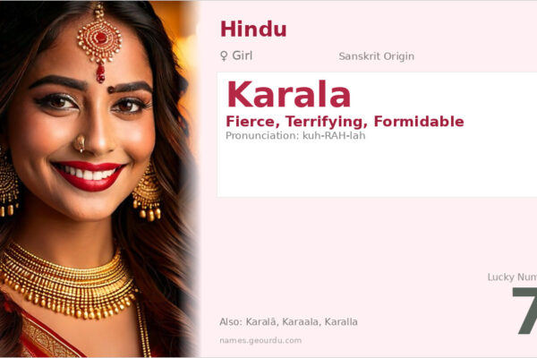 Karala Name Meaning — Sanskrit Origin, Girl Name & Details (2025)