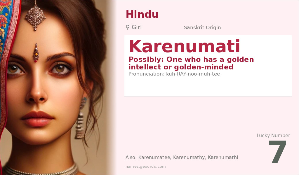 Karenumati Name Meaning and Details