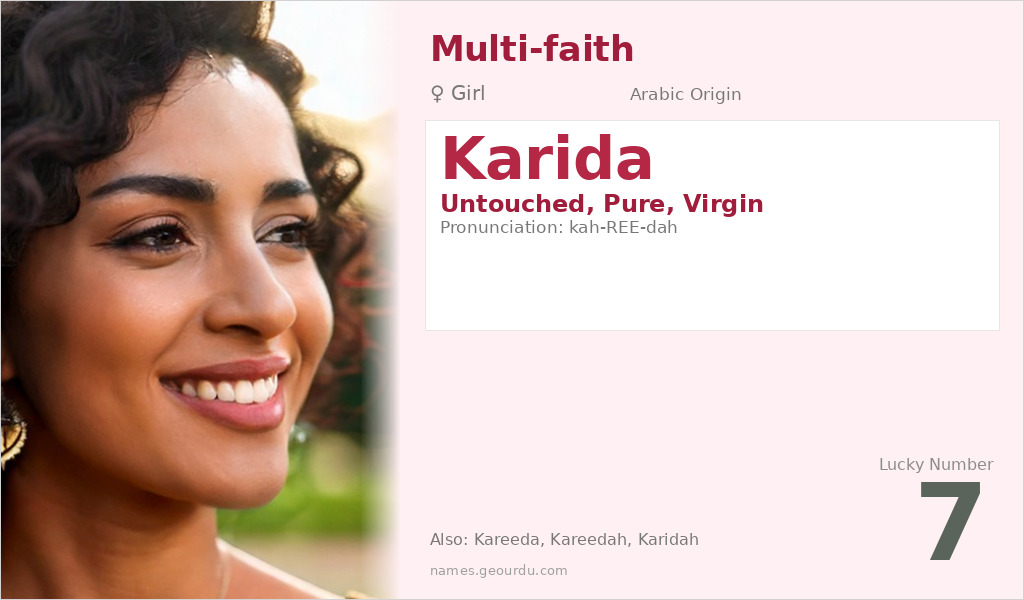 Karida Name Meaning and Details