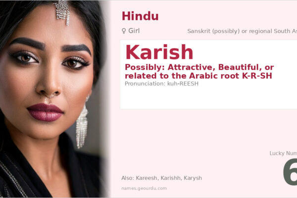 Karish Name Meaning — Origin, Gender & Details (2025)