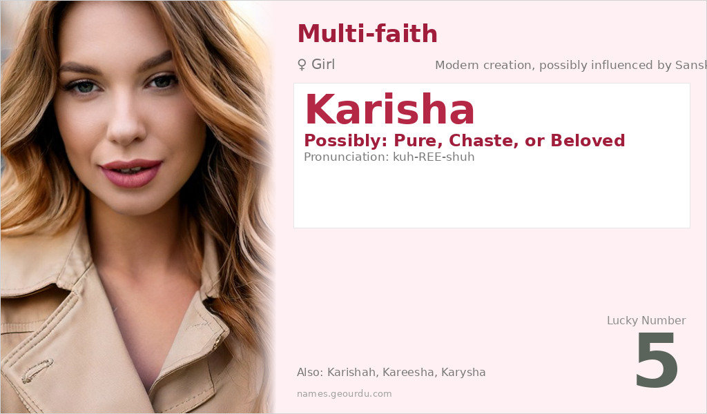 Karisha Name Meaning and Details