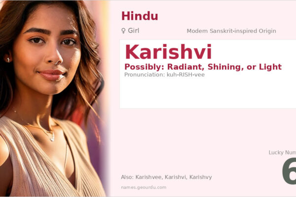 Karishvi Name Meaning — Origin, Gender & Details (2025)