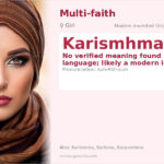 Karismhma Name Meaning and Details