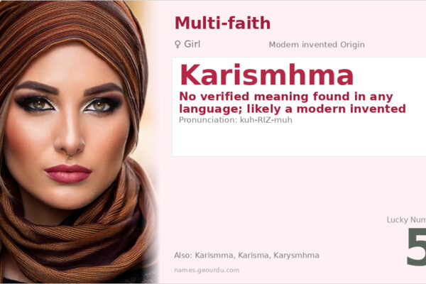 Karismhma Name Meaning — Origin, Gender & Details (2025)