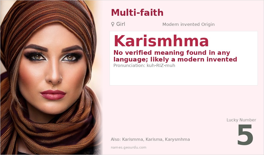 Karismhma Name Meaning and Details