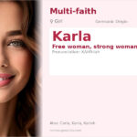 Karla Name Meaning and Details