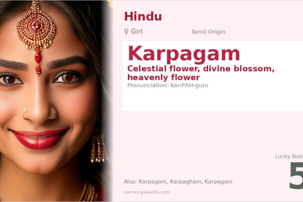 Karpagam Name Meaning — Celestial Flower Origin & Details (2025)