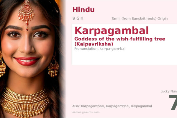 Karpagambal Meaning — Goddess of Wish-Fulfilling Tree, Origin & Details