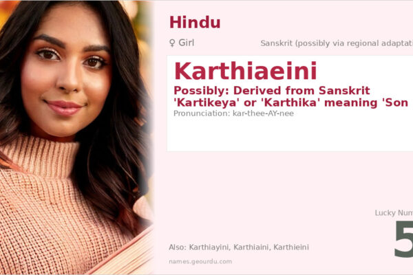 Karthiaeini Meaning — Origin, Gender & Details (2025)