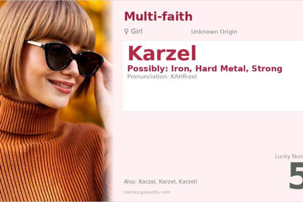 Karzel Name Meaning — Origin, Gender & Details (2025)