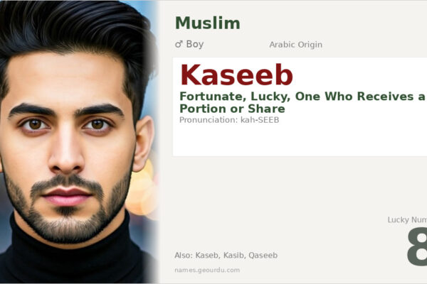 Kaseeb Name Meaning — Arabic Origin, Lucky & Boy Name (2025)