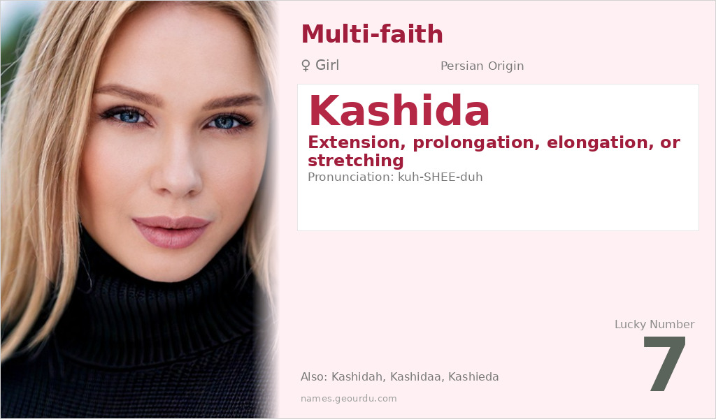 Kashida Name Meaning and Details