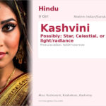 Kashvini Name Meaning and Details