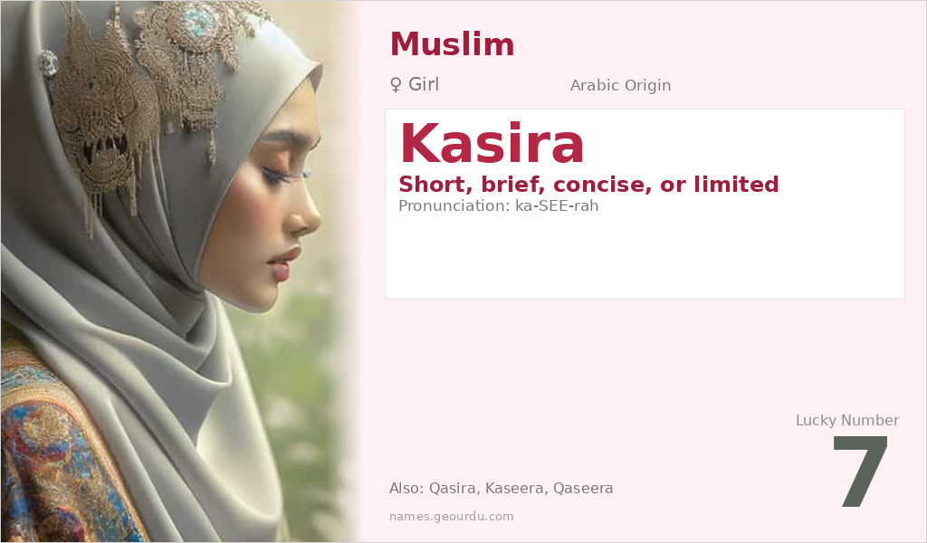 Kasira Name Meaning and Details