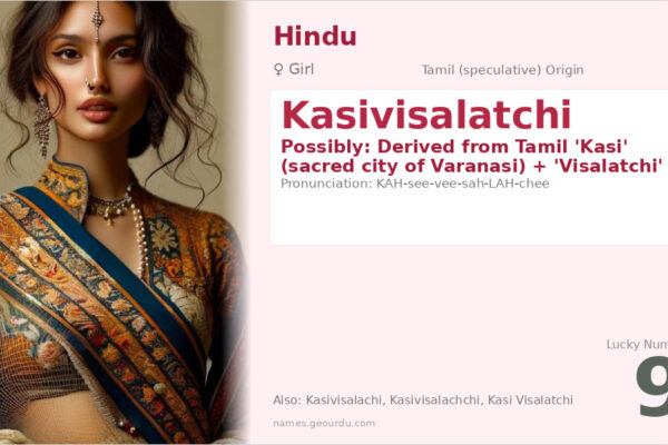 Kasivisalatchi Name Meaning — Origin, Gender & Details (2025)