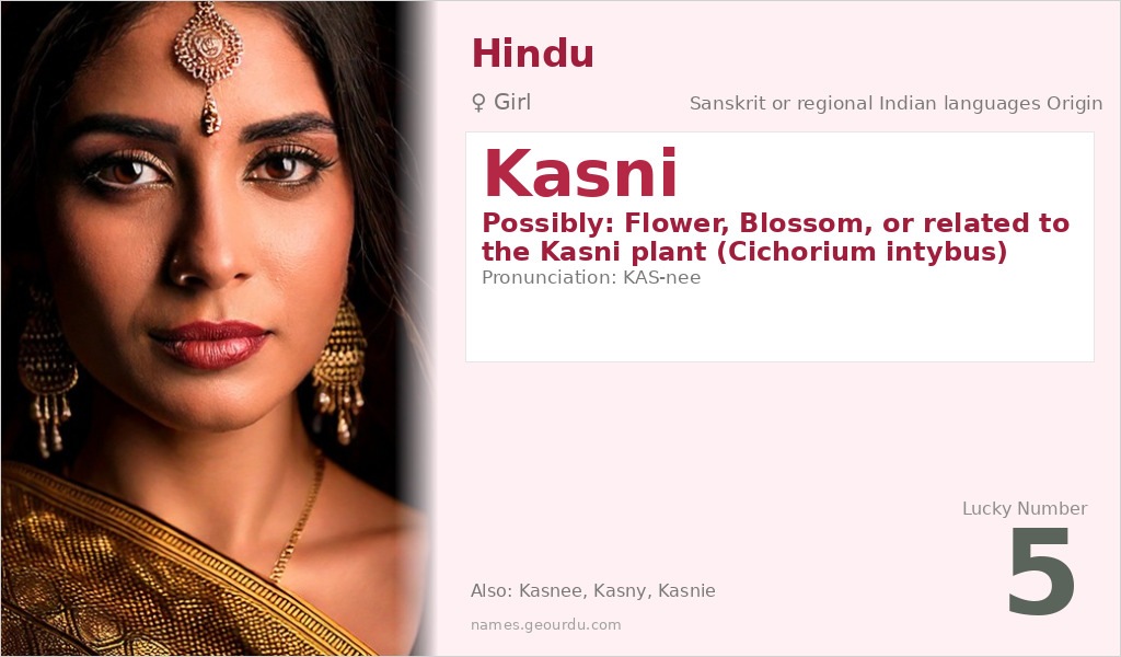 Kasni Name Meaning and Details