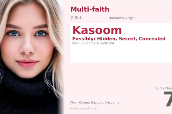 Kasoom Name Meaning — Origin, Gender & Details (2025)
