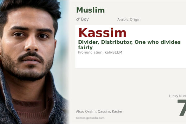 Kassim Name Meaning — Arabic Origin, Boy’s Name & Islamic Significance