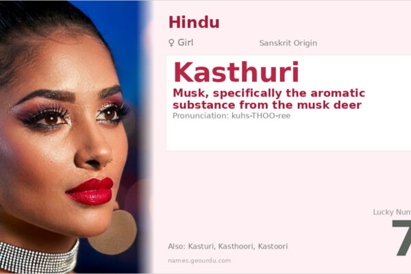 Kasthuri Name Meaning — Origin, Gender & Details (2025)
