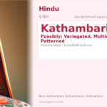 Kathambari Name Meaning and Details