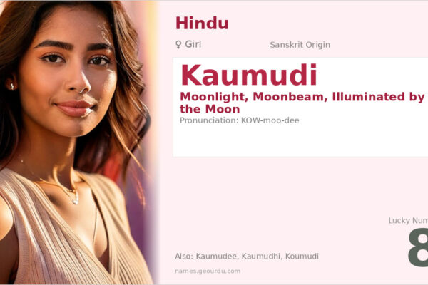 Kaumudi Name Meaning — Sanskrit Origin, Girl Name & Details (2025)